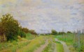 Carril en los viñedos en el paisaje de Argenteuil Claude Monet